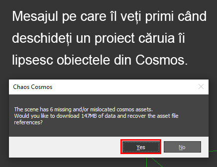 Missing Cosmos Files