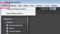 Material Editor Compact Mode
