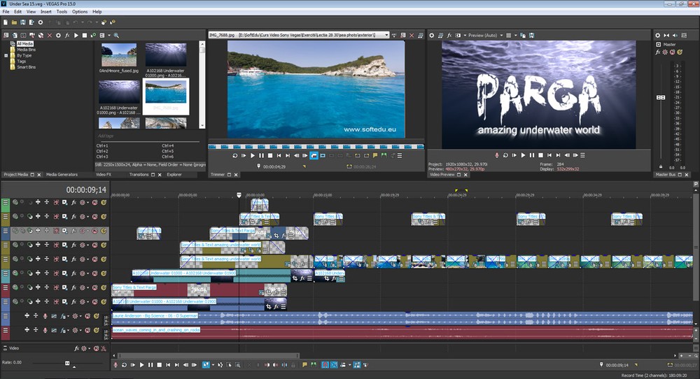 Cuprins curs Sony Vegas