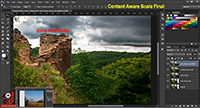 Content Aware Scale, curs Adobe Photoshop CC