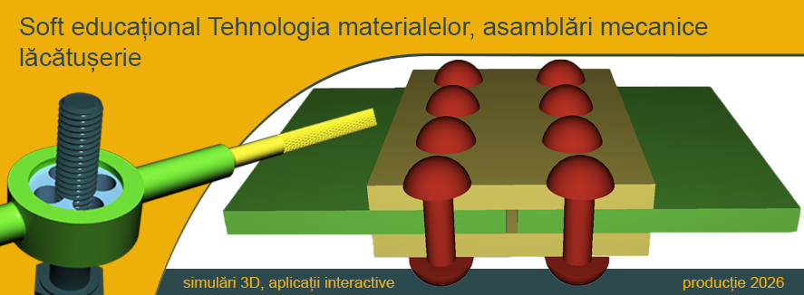 Curs video simulari 3D tehnologia materialelor asamblari emcanice lacatuserie Curs video simulari 3D tehnologia materialelor asamblari emcanice lacatuserie